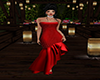 GL-Red Fishtail Gown