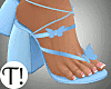 T! Butterfly Heels Aqua