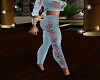 Jeans with flowers