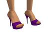 Purple Sequin Shoe