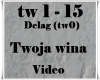 Twoja wina/Video