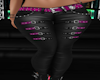 Pink Blk Belted Pants RL