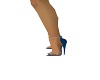 blue sparkling heels