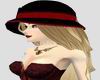Valantine Black Red Hat