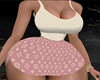 LV CREME PINK SKIRT LLXL