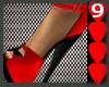 J9~Fashion Red Shoes