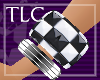 [TC]Checkered Bangle BW