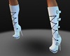 !CLJ! Spiked White Boots
