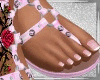 Pink Rhinestone Sandals
