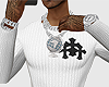 Crosses White Sweater