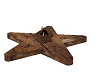 Wooden Wiccan Star