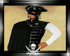 Black pirate top + cape
