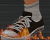 ✘Black Shoes+ Socks