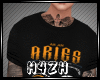 Hz-Aries Black Tees M