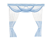WC White and Blue Draps