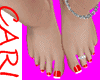 CC FEET PERFECT RED