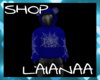 blue web hoodie m.