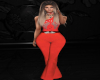 R~ Angel Pantsuit Red