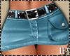 Mini Skirt Jean Belt RL