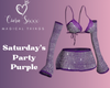 Saturday's Party Purple