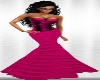 Long PinkCorset Dress