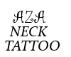 AZA neck tat