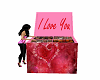 Valentines candy box