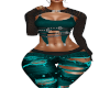 *LB* Teal strapped