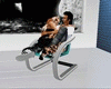 [R]Teal cuddle chair