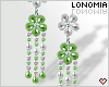 Jade Flower Earrings