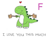 Dinosaur love PJ F