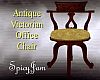 Antq Vict Office Chair T