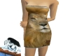 lion tube dress