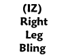 (IZ) Right Leg Bling