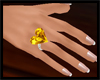Derivable Yel Heart Ring
