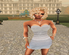 Silver cocktail  dress