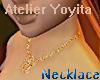 !AY gold diamonds neck