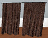 Brown Long Curtain