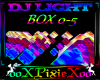 Rainbow box dj light