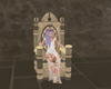 Single cream throne