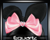 Bunny Ears & Bow Pink