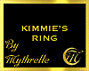 KIMMIE'S WEDDING RING