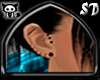 /SD/ Black Ear Piercings