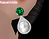 Earrings Emerald