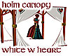Canopy White HOLM Heart