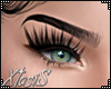 Long eyelashes