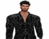 BLACK SHIRT WITH SKULLS