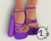 L. Kai heels purple