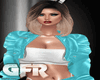teal biker set GA