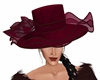 maroon hat